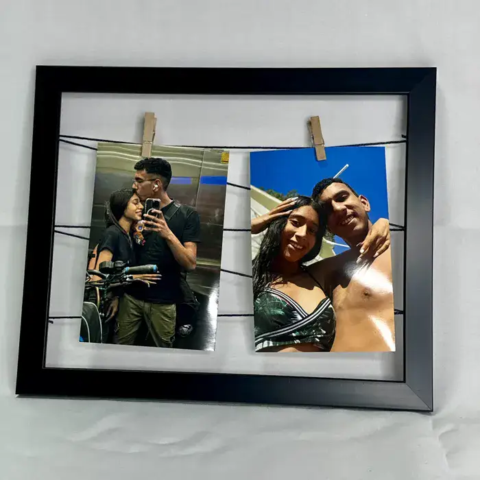 מסגרת אטבים שחור