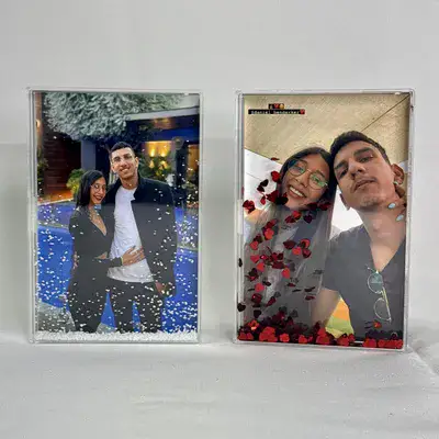 בלוק קונפטי שלג לבן